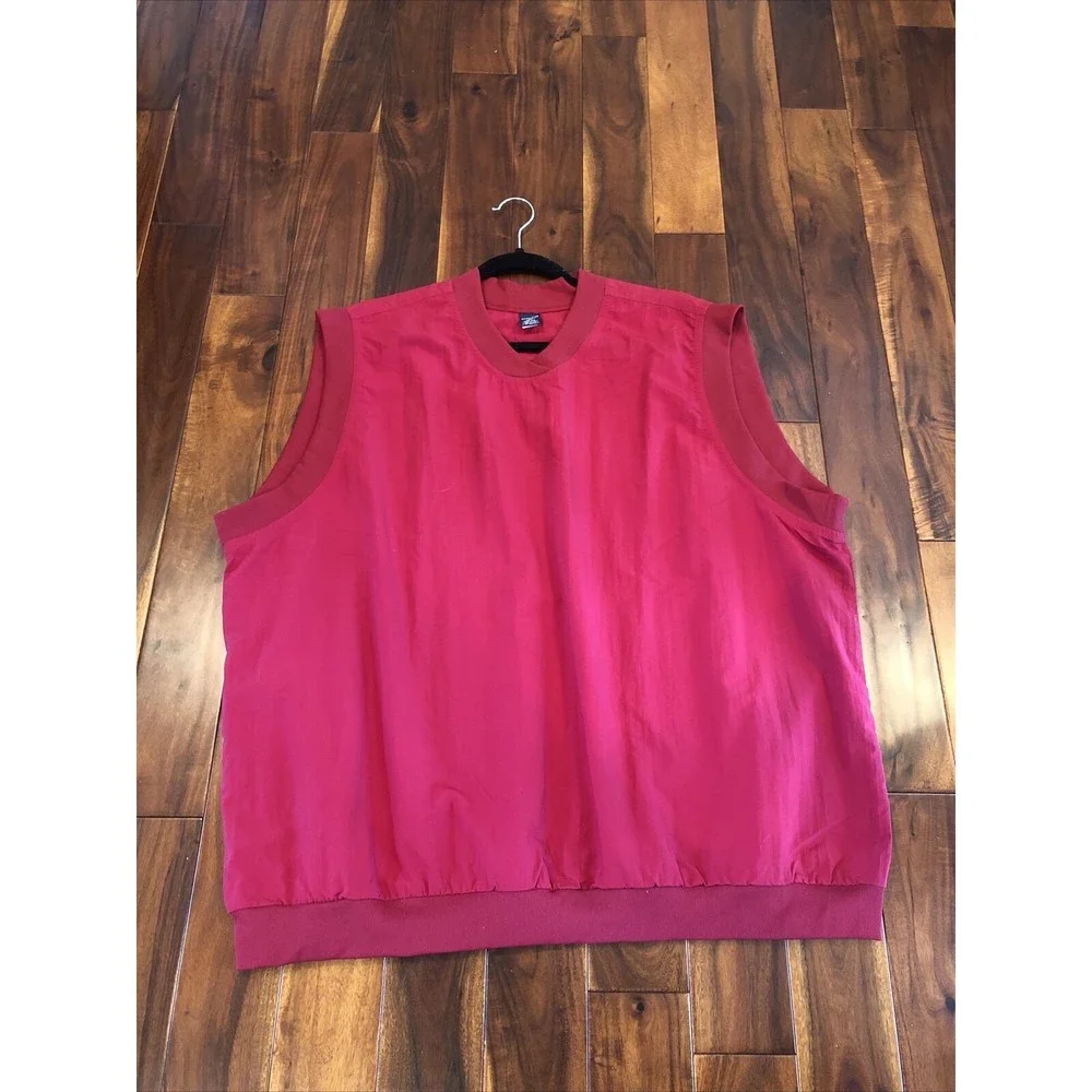 Land’s End Men’s Sleeveless Pullover Red Jacket Vest XL Excellent Condition - Picture 1 of 8